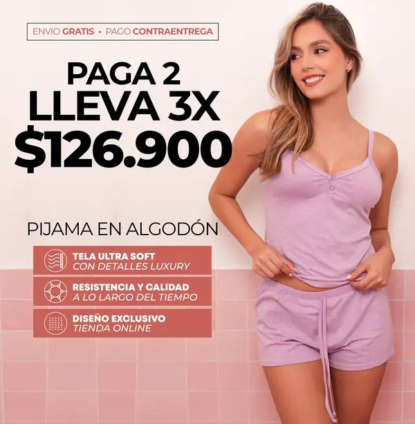 COLECIÓN AMACECER - ALGODON SHORT