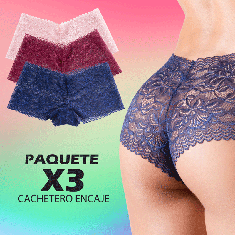 Boxer cachetero de encaje hot sale