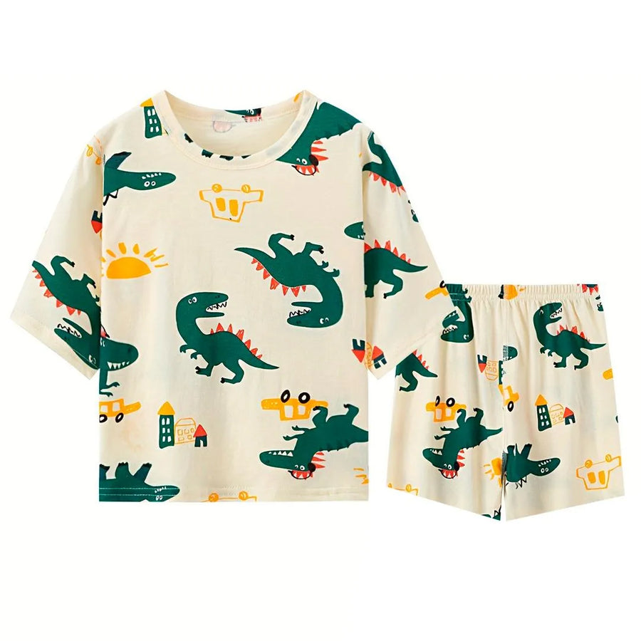 Pijama de Niño de Short y Camisa