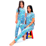 Pijama de Niña de Pantalón y Camisa Manga Corta
