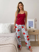 Pantalón y Blusa Tiras