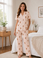 Pijama Pantalón Botones Camisa