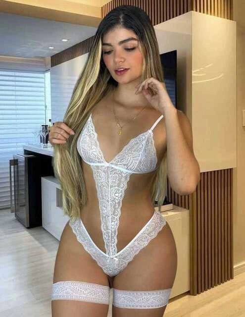 Body en encaje Blanco