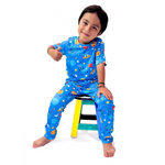 Pijama de Niño de Pantalón y Camisa Manga Corta