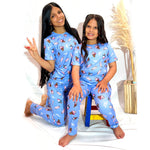 Pijama de Niña de Pantalón y Camisa Manga Corta