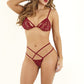 Conjunto en Encaje "Encanto Nocturno" Color Vinotinto