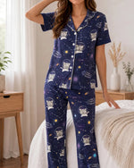 Pijama Pantalón Botones Camisa